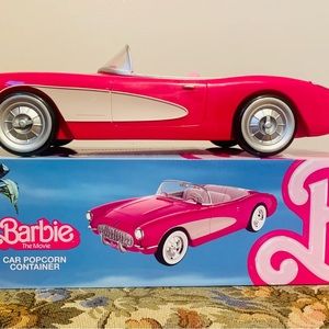 Barbie: The Movie Collectible Pink Corvette Convertible Popcorn Container